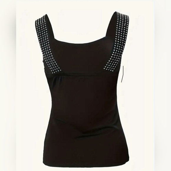 NWOT Rhinestone Tank Top - Picture 2 of 4